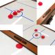 6. 3-in-1-Drehspieltisch: Billard, Tischfußball, mit Luftanschluss, 121 x 89 x 84,5 cm