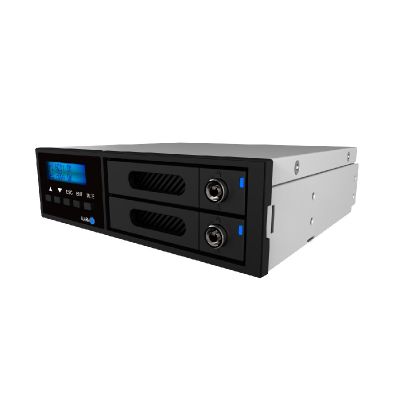 Raidon iR2022 13,3 cm (5,25") Speicherlaufwerksschacht Schwarz