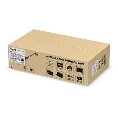 10. Equip 650158 Monitorhalterung/Ständer 81,3 cm (32") Schreibtisch Schwarz