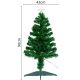 19. Dekorativer Weihnachtsbaum aus Glasfaser, mehrfarbig, 90 cm