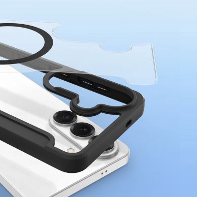 9. Dux Ducis Skin X Pro MagSafe-kompatible Brieftaschenhülle für Samsung Galaxy S26+ - Schwarz