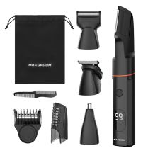 MAXGROOM LK-881 Multifunktionstrimmer mit austauschbaren Aufsätzen – schwarz