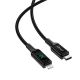 2. Acefast Kabel MFI USB Typ C - Lightning 1,2m, 30W, 3A schwarz (C6-01 Black)