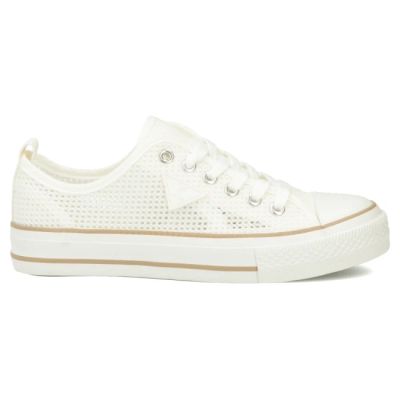 2. Filippo DTN7856 Damen-Sneaker aus weißem Mesh