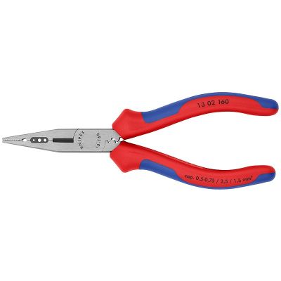 Knipex 13 02 160 Multifunktionszange, 1er-Pack, Blau, Rot