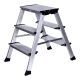 Treppo Klapptreppe 2x3 Stufen KRAUSE 126030