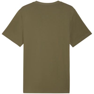 3. Puma Herren ESS Small No. 1 Logo T-Shirt (Größe S), Olivgrün, 682535 81