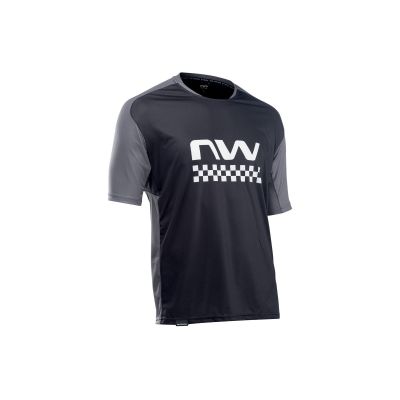 NORTHWAVE Edge Jersey Kurzarm - Schwarz/Dunkelgrün