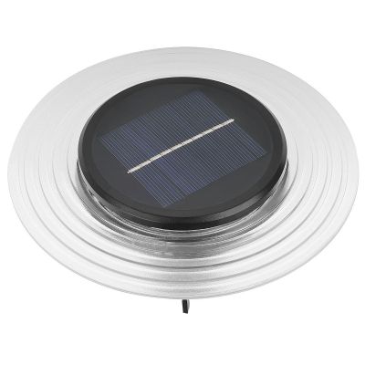 33. Solar-Scheibenlampe mit 28 LEDs zur Boden- oder Wandmontage