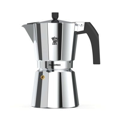 2. PEZZETTI Italexpress Moka Pot 0,45 l Aluminium, Schwarz