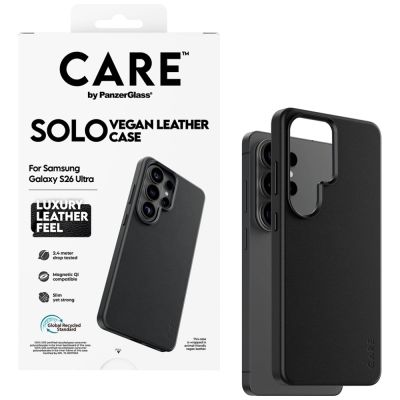 4. CARE by PanzerGlass Solo Qi Hülle für Samsung Galaxy S26 Ultra - Schwarz