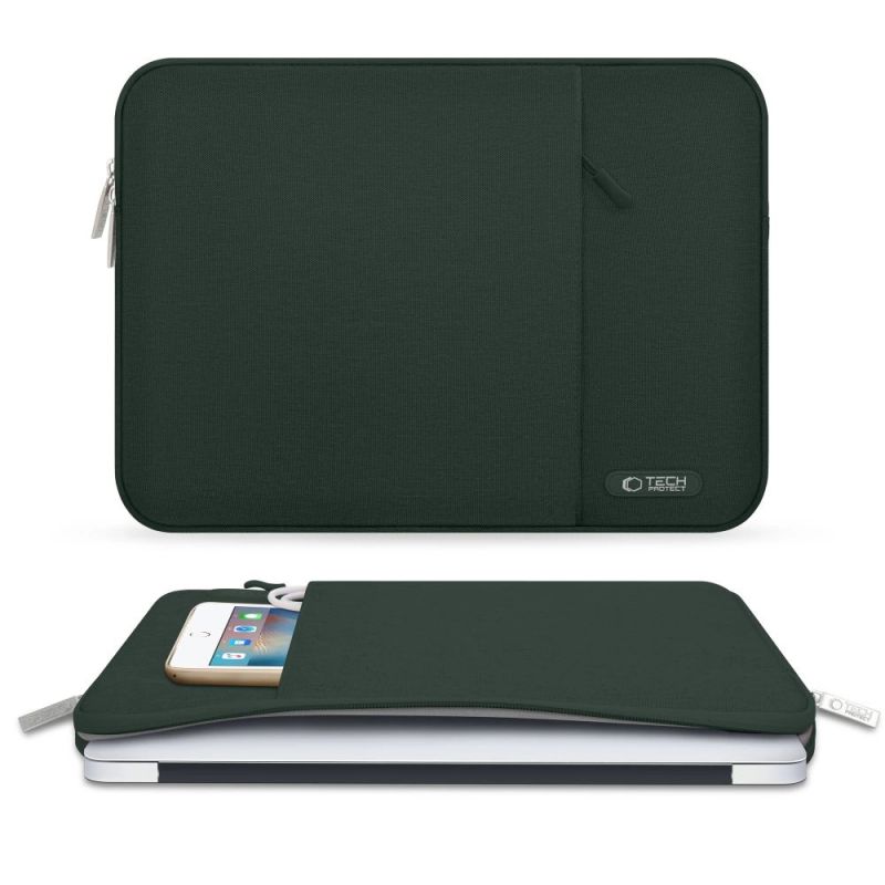 6. Tech-Protect Sleevy Laptop 15-16 Hülle – Grün