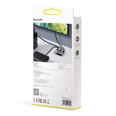 23. Baseus bidirektionaler Switch Splitter Switcher HDMI - 2x HDMI 4K / 30 Hz grau (CAHUB-BC0G)