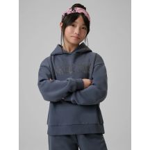 Lockerer Mädchen-Sweatshirt mit Kapuze 4F 4FJRSS26TSWSF2627-22S