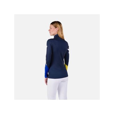 6. Rossignol W Booster 1/2 Zip Top Blau