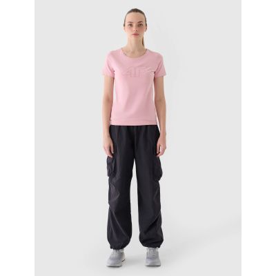 Schmales T-Shirt mit Aufdruck für Damen 4F 4FWMM00TTSHF1846-56S