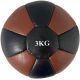 6. Medizinball aus Naturleder MASTERS PL-NATURAL 5 kg