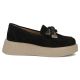 2. Schwarze Damen-Plateauschuhe aus Wildleder von Filippo (Modell DP8293)