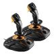 7. Thrustmaster T.16000M FCS SPACE SIM DUO Schwarz, Orange USB Joystick Analog/Digital PC