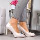 6. Perlbeige Plateaupumps W Sergio Leone