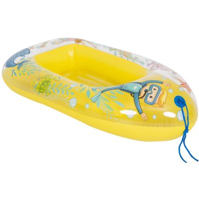 20. Aufblasbares Boot zum Schwimmen 112x70CM 37593 GELB