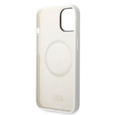 7. Karl Lagerfeld KLHMP14MSNCHBCH iPhone 14 Plus 6.7" Hardcase weiß/weiß Silikon Choupette MagSafe