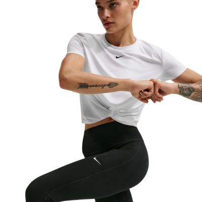 3. Nike One Seamless Front Damen-Leggings Schwarz HJ9195 013