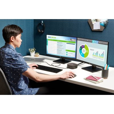 30. HP USB-C Dock G5 100W Dockingstation + Netzteil Schwarz 5TW10AA