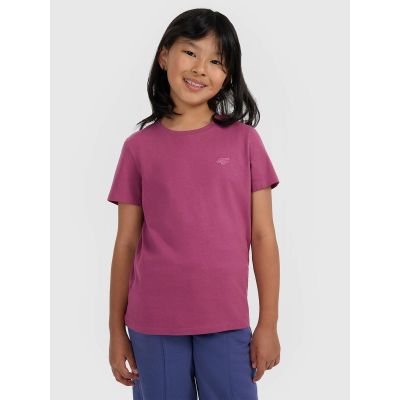 Mädchen-T-Shirt mit Regular Fit, schlicht, 4F 4FJRAW25TTSHF3233-50S