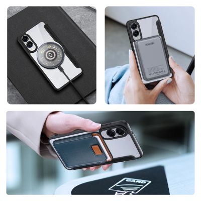 4. Dux Ducis Skin X Pro Hülle mit MagSafe für Samsung Galaxy S25 Edge - Schwarz