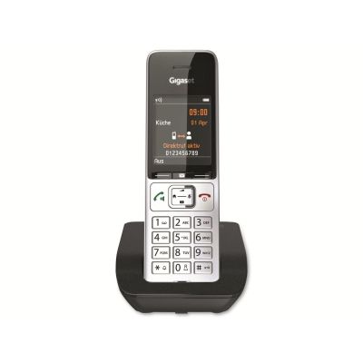 19. Gigaset 500 Comfort ECO DECT GAP CAT-iq silbernes schnurloses Telefon