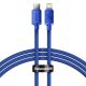 Baseus CAJY000203 Lightning – USB-C PD-Kabel 20 W 480 Mbit/s 1,2 m – blau