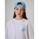 3. Lockeres T-Shirt mit Aufdruck für Mädchen 4F 4FJRSS26TTSHF3980-11S