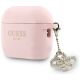 3. Guess Silikon-4G-Charm-Hülle für AirPods Pro 3, Pink