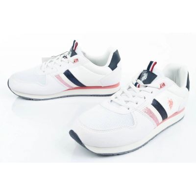 9. US Polo ASSN Schuhe W NOBIK003A-WHI