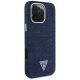 4. Guess Denim Triangle Logo MagSafe iPhone 16 Pro Max Hülle - Blau