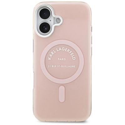 3. Karl Lagerfeld IML Karl RSG Logo MagSafe Hülle für iPhone 17 - Pink