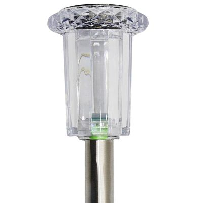 8. SOLARLEUCHTE KRISTALL INOX 5,5x33CM