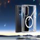 6. Dux Ducis Clin Mag Case für Samsung Galaxy Z Fold 8 Wide, kompatibel mit MagSafe – Transparent
