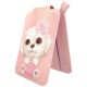 3. Nimmy New Big-Eye Cute Pets 2.0 Hunde-Magnetgeldbörse mit Handyhalterung – Rosa