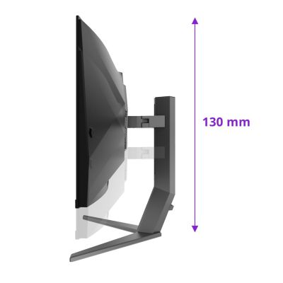 23. AOC AGON PRO AG346UCD Computermonitor 86,4 cm (34") 3440 x 1440 px Wide Quad HD QD-OLED Schwarz, Grau