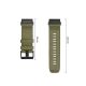 3. Tech-Protect Nylon Classic Armband für Garmin Fenix ​​5X / 5X Plus / 6X / 6X Pro / 7X / 8 / 8 Pro / 9 / 9 Pro (51 mm) - grün
