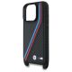5. BMW M Edition Carbon Tricolor Lines & Strap Case für iPhone 16 Pro Max - Schwarz