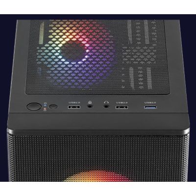 2. AEROCOOL PGS DESIGNER-G-BK-v1 Gehäuse