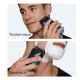 4. Braun Series 3 310s Folienrasierer/Trimmer, Schwarz, Blau