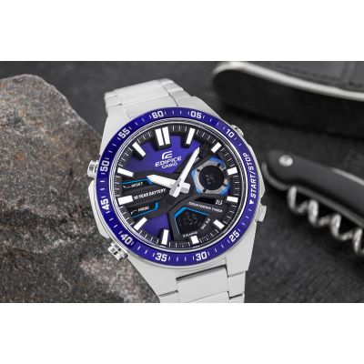 4. Herrenuhr CASIO EDIFICE EFV-C110D-2AVEF + Box