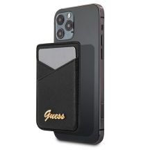 Guess Saffiano MagSafe Geldbörse - Schwarz