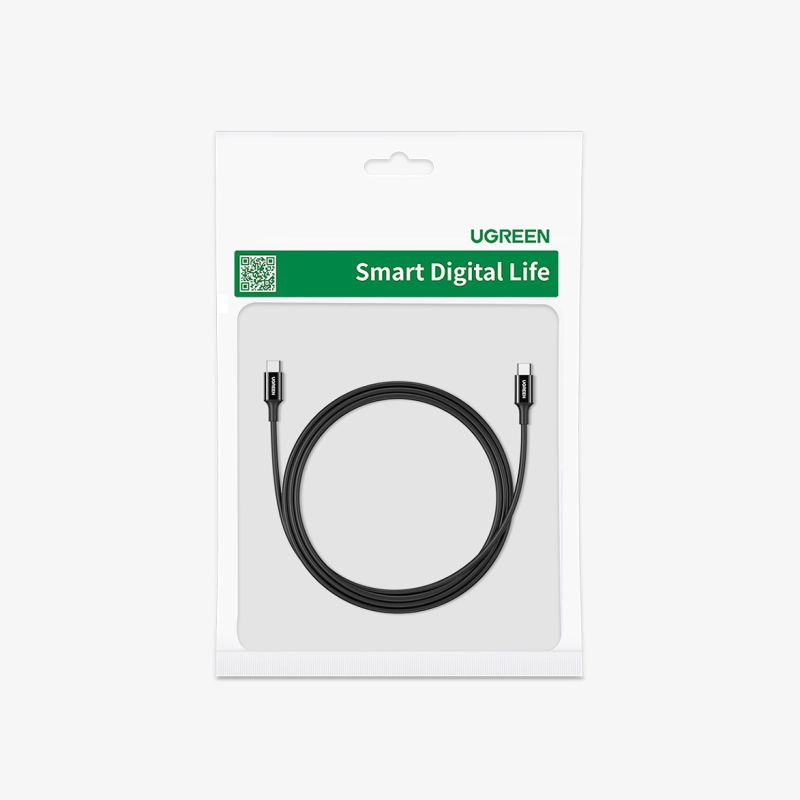 5. Ugreen US300 USB-C / USB-C 480 Mbit/s 5 A 2 m Kabel – Schwarz