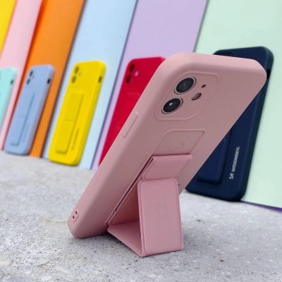 9. Wozinsky Kickstand Case Silikonhülle mit Kickstand Hülle Xiaomi Redmi 10X 4G / Xiaomi Redmi Note 9 grau
