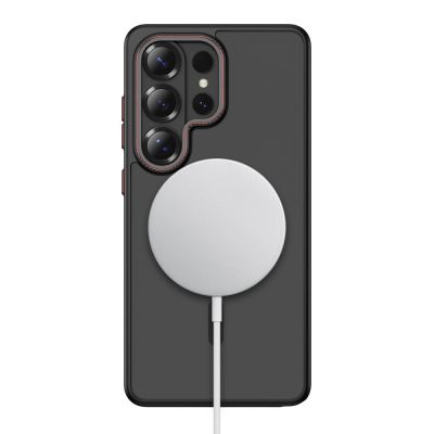 4. Tech-Protect MagCam MagSafe Hülle für Samsung Galaxy S26 Ultra – Schwarz und Rot